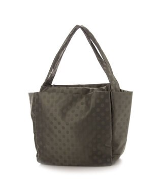 Y'SACCS 【Y’SACCS vous et】ドットジャカードトート Mサイズ グレー