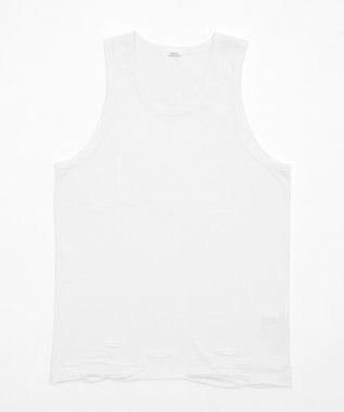 WEGO ダメージタンクトップ ホワイト