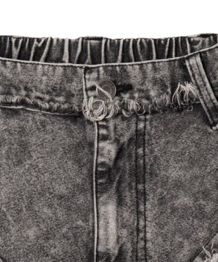 WEGO ダーツフリンジデニムパンツ デニムブラックソノタ