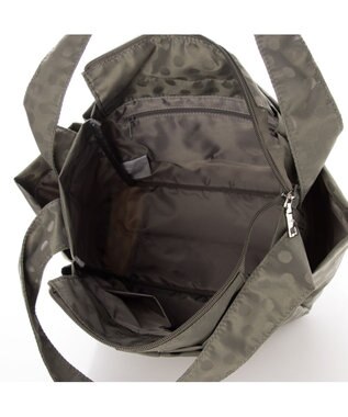 Y'SACCS 【Y’SACCS vous et】ドットジャカードトート Mサイズ グレー