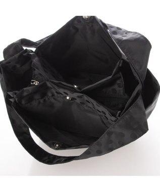 Y'SACCS 【Y’SACCS vous et】ドットジャカードトート Mサイズ ブラック