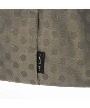 Y'SACCS 【Y’SACCS vous et】ドットジャカードトート Mサイズ グレー