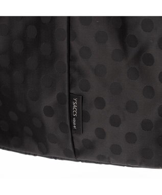 Y'SACCS 【Y’SACCS vous et】ドットジャカードトート Mサイズ ブラック