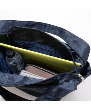 Y'SACCS 【Y’SACCS vous et】ドットジャカードトート Mサイズ ネイビー