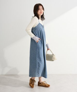 Green Parks デニムキャミワンピース Indigo