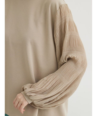 Green Parks マジョリカプリーツプルオーバー Beige