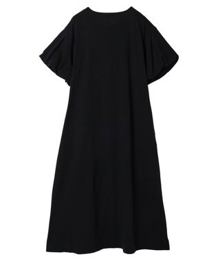 AMERICAN HOLIC 袖コンシャスＶネックカットワンピース Black