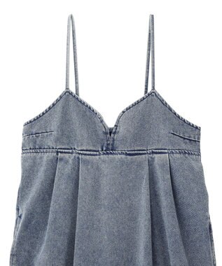 Green Parks デニムキャミワンピース Indigo