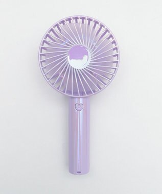 WEGO 【冷却/携帯扇風機/熱中症対策】オーロラハンディファン ライトパープル