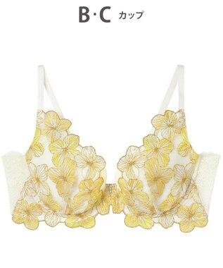 AMPHI ブラジャー ふっくらまる胸キープ 脇高設計 脇・背中スッキリ【Hold Day Bra】 BYJ311 アンフィ／ワコール