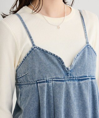 Green Parks デニムキャミワンピース Indigo