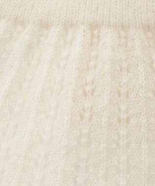 MOONBAT mila schon カシミヤ100%レーシーニットプチマフラー ベージュ