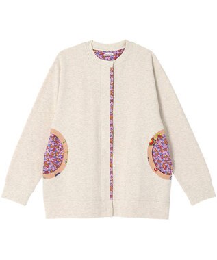 ツモリチサト カーディガン 長袖 ルームウェア 綿混(本体) 裏毛素材 tsumori chisato SLEEP UTX561 /ワコール,  アイボリー, M