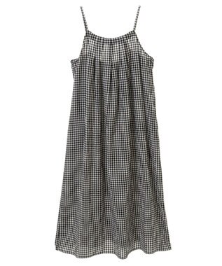 AMERICAN HOLIC ギンガムサッカーキャミワンピース Off White