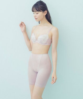 Wing 【エアリーソフトブラ】　ふんわりエアリーな着用感　脇から背中すっきり　ウイング／ワコール　KB2202 パープル