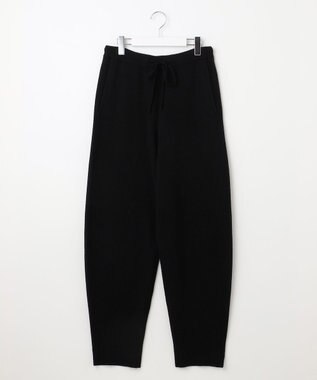 23区 【SLOW/一部店舗限定】ニットトータル パンツ ブラック系