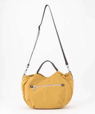 Y'SACCS 【Y’SACCS vous et】サイドギャザー2WAYトート Mサイズ マスタード