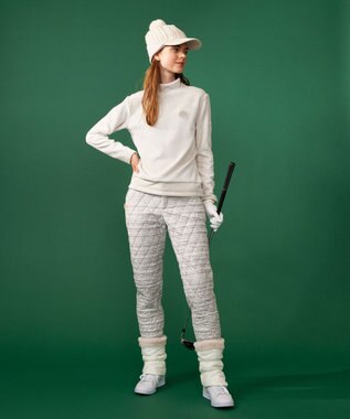 23区GOLF 【WOMEN】つば付きケーブル ニットキャップ ベージュ系