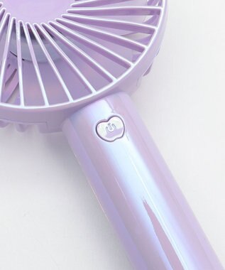 WEGO 【冷却/携帯扇風機/熱中症対策】オーロラハンディファン ライトパープル