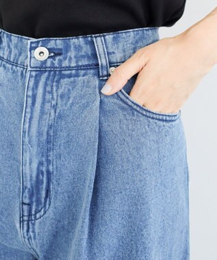 Green Parks ・ＳＵＧＡＲ　ＳＰＯＯＮ　デニムワイドパンツ Indigo