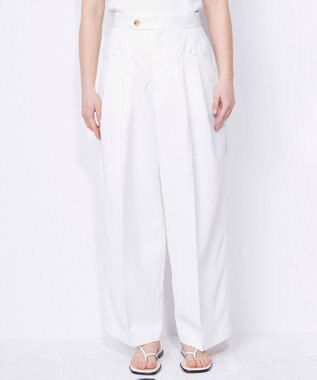 NAVE 【ReNAVE・セットアップ可/洗える/撥水加工】ホロウツイル パンツ ホワイト系