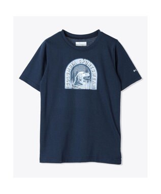 Columbia Columbia/ 【KIDS】ラプードルパスショートスリーブTシャツ /コロンビア Collegiate Navy、 Furry Friend