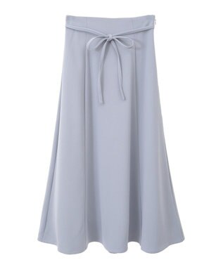 earth music&ecology ウエストリボンフレアスカート Sax