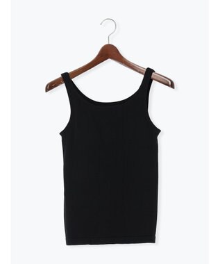 Te chichi 【接触冷感/抗菌防臭】カップ付きリブタンクトップカップ付きリブタンクトップ ブラック