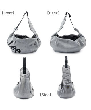 PET PARADISE Ｌｅｅ スリングバッグ Ｓ 超小型犬 グレー