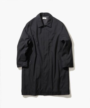 ATON NIDOM SILK | シルクパッドバルマカーンコート - UNISEX BLACK