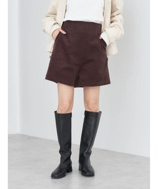 earth music&ecology ワッフルコーデュロイショートパンツ Brown