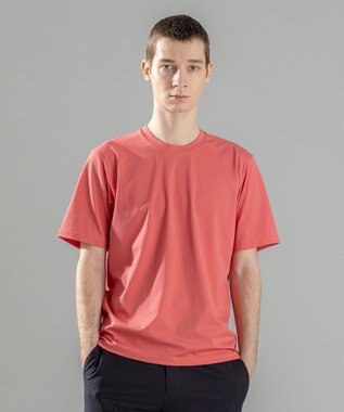 JOSEPH HOMME 新素材【新色追加】ハイゲージベアスムース　クルーネックＴシャツ オールドローズ系