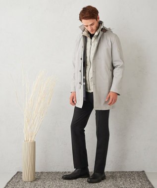 JOSEPH ABBOUD 【ダウンライナー付き】3WAY ダブルストレッチダウンコート アイボリー系