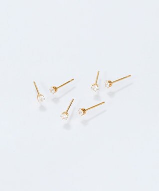 Phoebe 【金属アレルギー対応】ビジューピアス　ゴールド/サージカルステンレス ゴールド