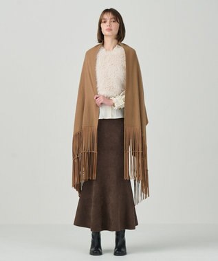 GRACE CONTINENTAL モールニットスカート ブラウン