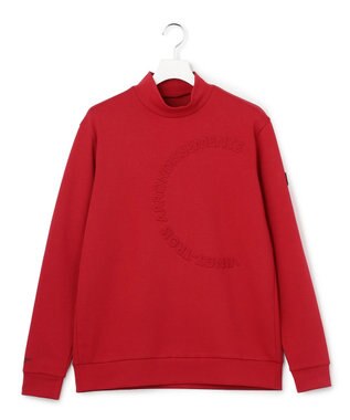 23区GOLF 【MEN】エンボスロゴダンボールモックネック レッド系