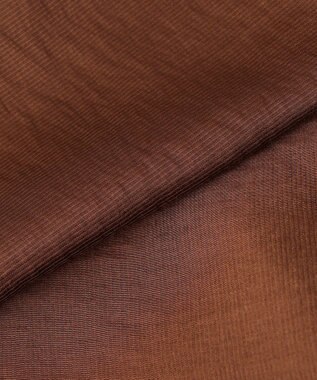 UNFILO MENS 【OCEANS web / YouTube 掲載】ライトウェイトシアー イージーテーパードパンツ ダークブラウン