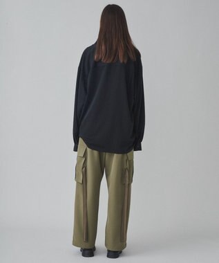 WEGO 【ユニセックス着用ITEM】トロミカーゴスラックス カーキ