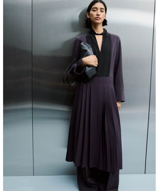 シルクミディドレス イブニングシルク ミディドレス / JOSEPH | ファッション通販