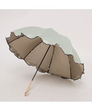 UNBILLION カシュネ cachenez / 【晴雨兼用】【日傘】 UV カット率99％以上 PUへプラムバルーンショートパラソル グリーン