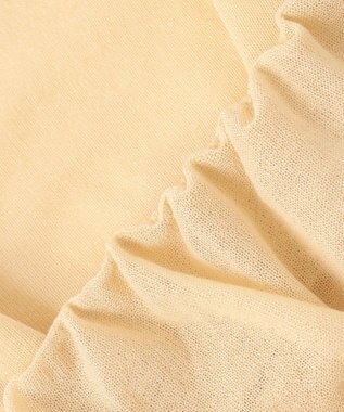 UNFILO シアーギャザーニット クリーム