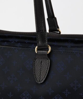 russet ＜15インチPC収納可能＞お仕事トートバッグ(CE-1517) Black/Navy