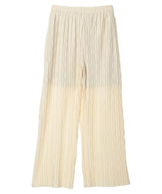 earth music&ecology リラックスセルフカットパンツ（Ｉｖｏｒｙ） Ivory