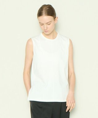 JOSEPH 【洗える】ロイヤルコットン　ラウンドネックカットソー White