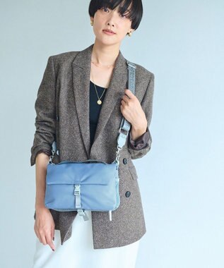 TOPKAPI 【Breath TOPKAPI】ナイロン ロゴテープ 2way ショルダー バッグ