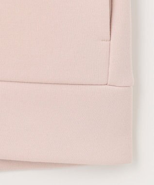 組曲 フード付きバックフリル パーカー ローズ系