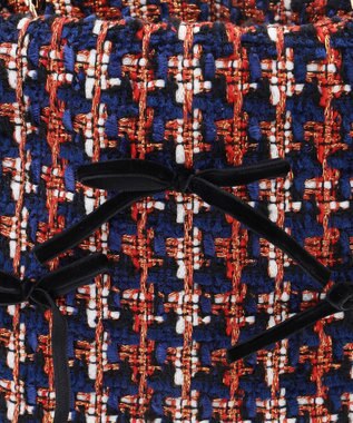 組曲 ツイードMINIドロスト バッグ ネイビー系7