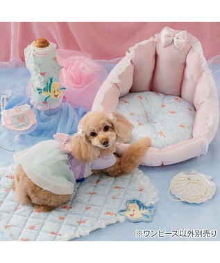 PET PARADISE ディズニー リトルマーメイド アリエル クール ワンピース 小型犬 パープル