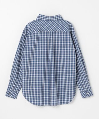 J.PRESS KIDS 【140-170cm】オックス チェックシャツ ブルー系3