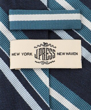 J.PRESS MEN 【STRUCTURE MIX COLLECTION】レジメンタル ネクタイ ネイビー系1